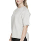 Beige Wool Women Shirt