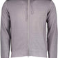 Gray Wool Men Cardigan