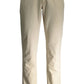Beige Cotton Men Pant