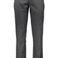 Gray Polyester Mens Trouser