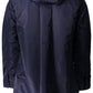 Blue Nylon Men Jacket