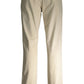 Beige Cotton Men Pant
