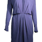 Blue Viscose Women Dress