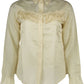 Beige Cotton Women Shirt