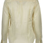 Beige Cotton Women Shirt