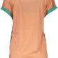 Multicolor Cotton Women T-Shirt