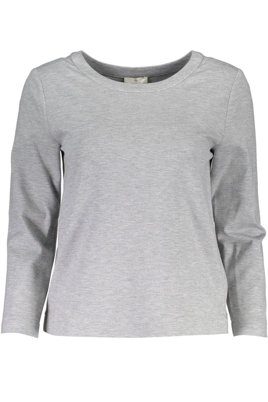 Gray Elastane Women Sweater