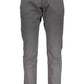 Gray Cotton Men Trouser