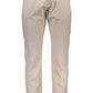 Beige Cotton Men Pant