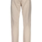 Beige Cotton Men Pant
