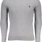 Gray Cotton Mens Sweater
