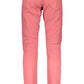 Red Cotton Men Trouser