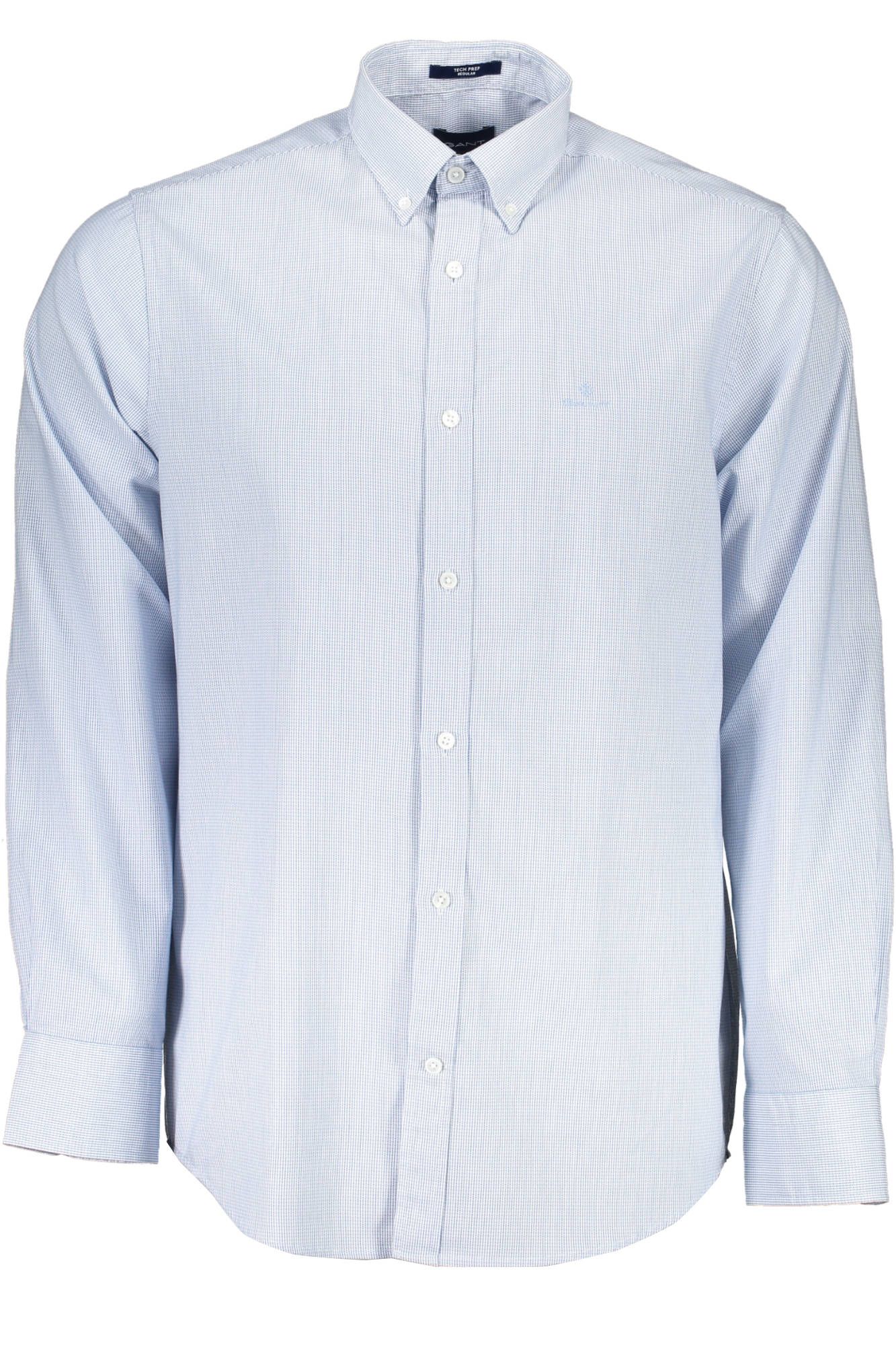 Light Blue Cotton Men Shirt