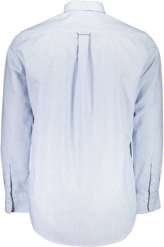 Light Blue Cotton Men Shirt