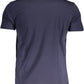 Blue Cotton Men T-Shirt