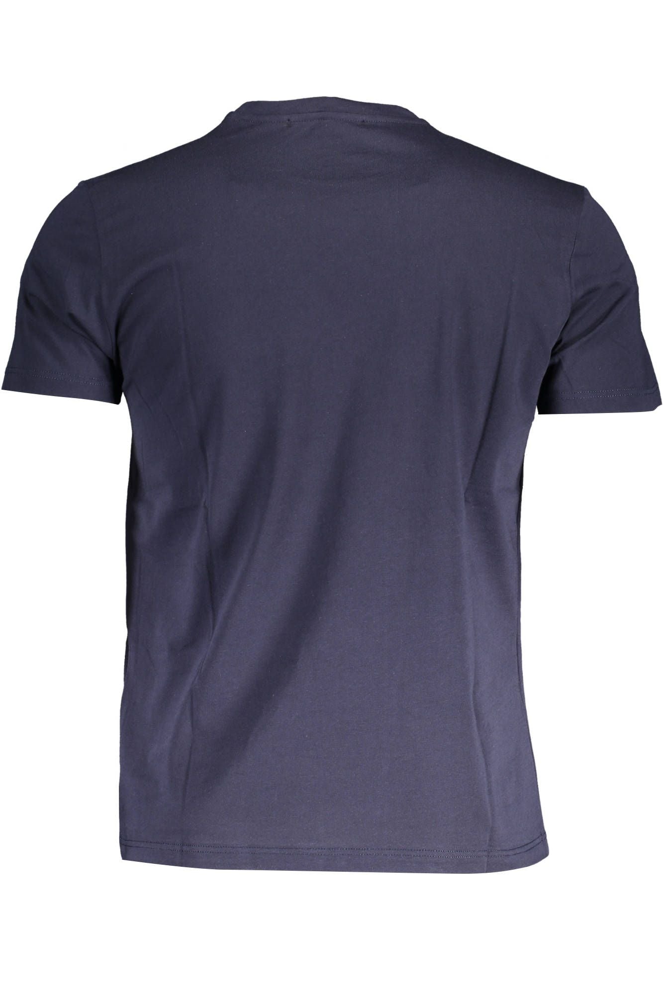Blue Cotton Men T-Shirt