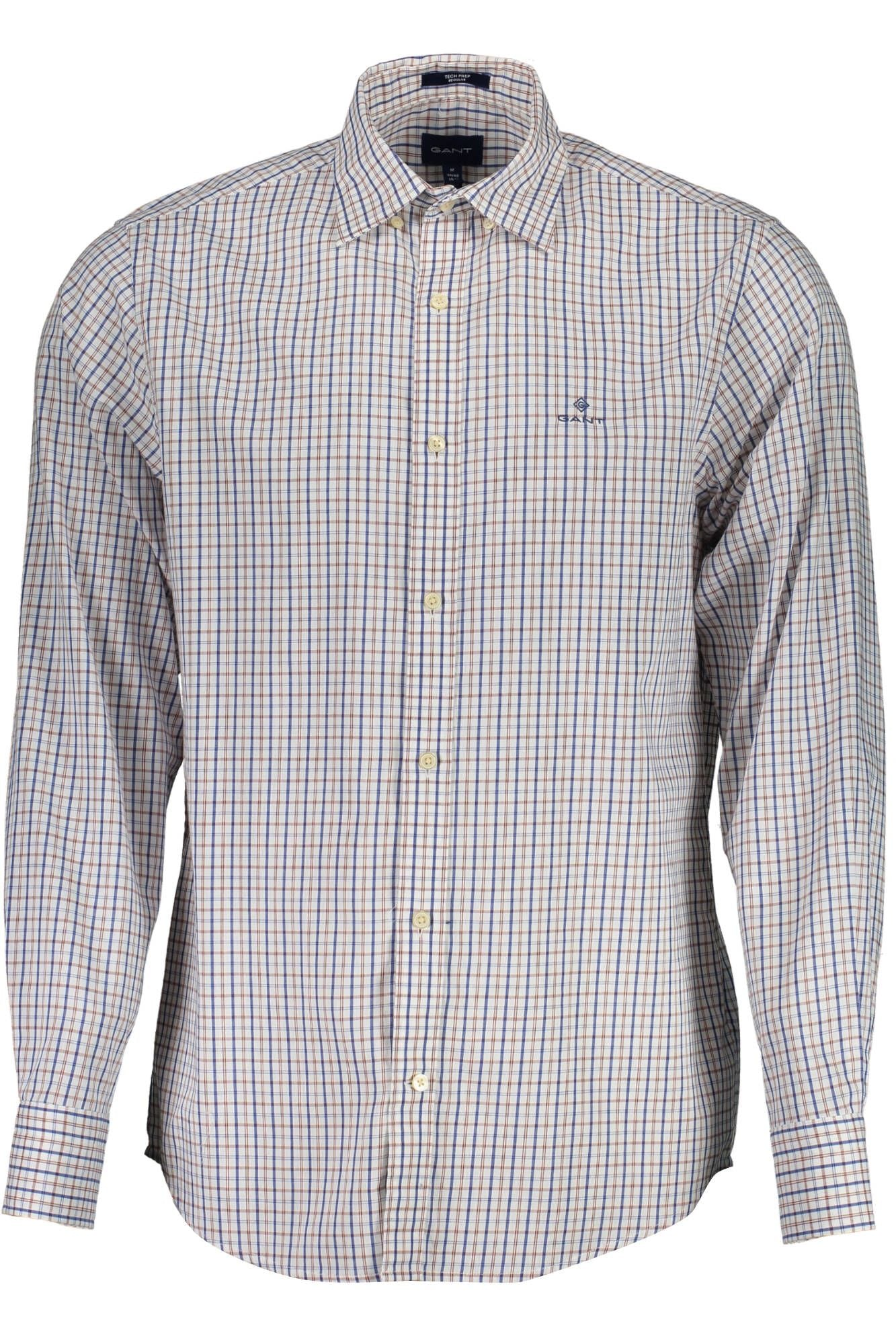 White Cotton Men Shirt