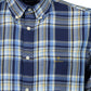 Blue Cotton Men Shirt