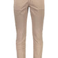 Beige Cotton Men Pant