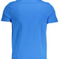 Blue Cotton Men T-Shirt