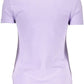 Purple Cotton Women T-Shirt