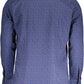 Blue Cotton Men Shirt
