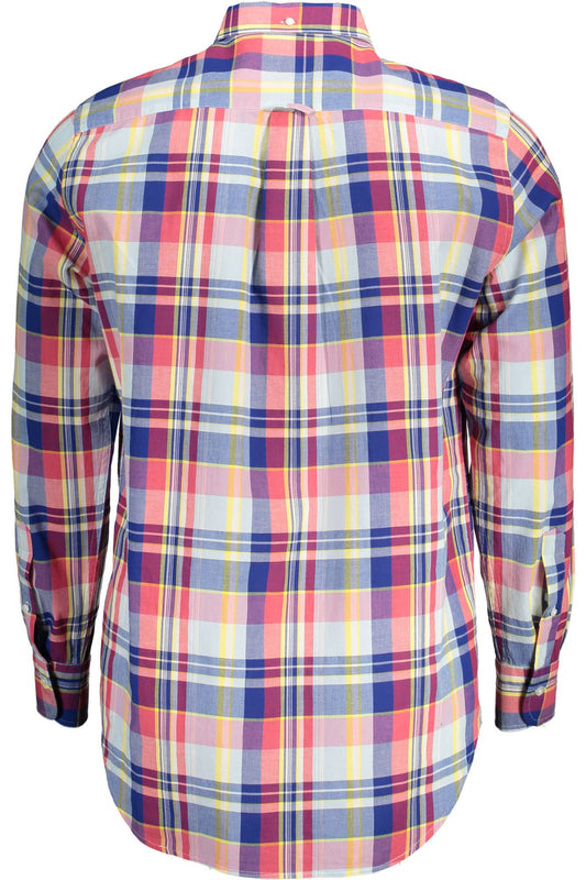 Red Cotton Men Shirt