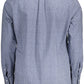 Blue Cotton Men Shirt