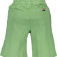 Green Cotton Men Short