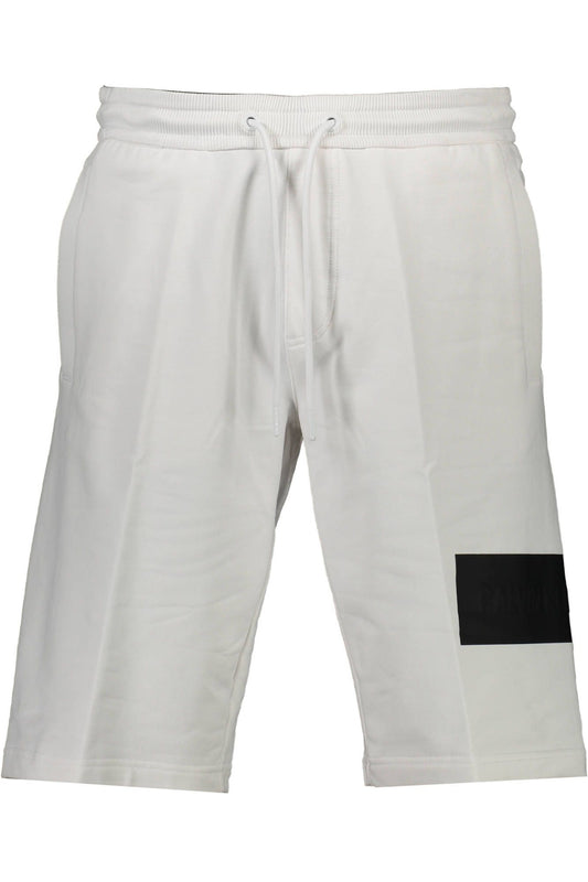 White Cotton Men Pants
