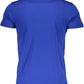 Blue Cotton Men TShirt