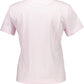 Pink Cotton Women T-Shirt