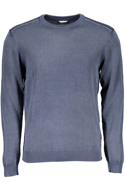 Blue Organic Cotton Men Sweater