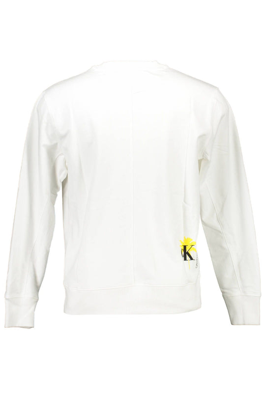 White Cotton Men Sweater