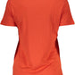 Red Cotton Women T-Shirt