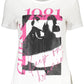 White Cotton Women T-Shirt