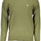 Green Cotton Men Sweater