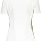 White Cotton Women T-Shirt