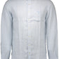 Light Blue Linen Men Shirt