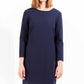 Blue Wool Women Dress