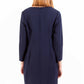 Blue Wool Women Dress