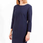 Blue Wool Women Dress
