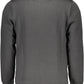 Gray Polyester Men Jacket