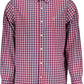 Red Cotton Men Shirt