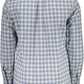 Blue Cotton Men Shirt