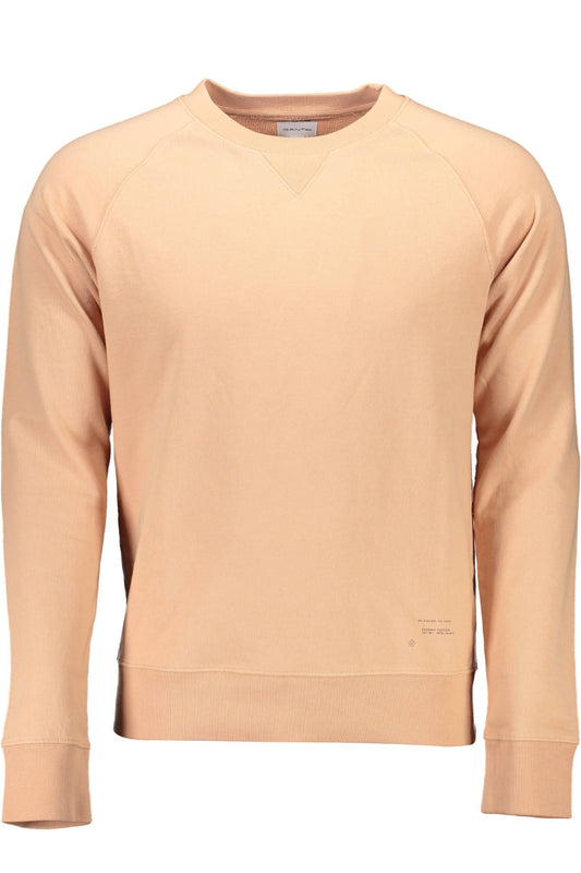 Beige Cotton Men Sweater
