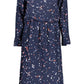 Blue Viscose Women Dress