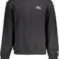 Black Cotton Men Sweater