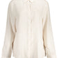Beige Linen Women Shirt