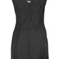 Black Polyester Women Dress